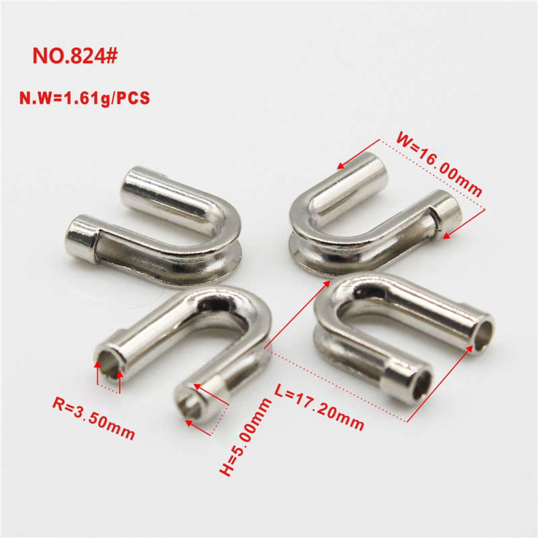 Bronze/Matte black/Gold/Rose Gold/Platinum/Glossy black/White-Alloy End Stopper