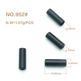 Bronze/Matte black/Gold/Glossy black/White/Platinum/Rose Gold-Alloy End Stopper