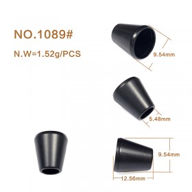 Bronze/Matte black/Gold/White/Glossy black/Platinum/Rose Gold-Alloy End Stopper