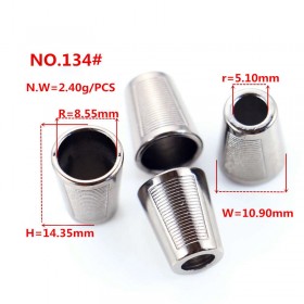 Bronze/Platinum/Rose Gold/Glossy black/White/Matte black/Gold-Alloy End Stopper Bronze/Platinum/Rose Gold/Glossy black/White/Matte black/Gold-Alloy End Stopper