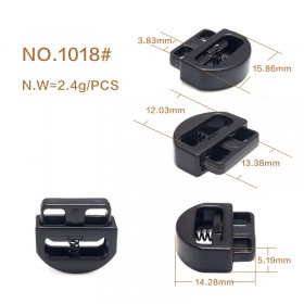 Bronze/Matte black/Rose Gold/Glossy black/White/Gold/Platinum-Alloy Spring Buckle Bronze/Matte black/Rose Gold/Glossy black/White/Gold/Platinum-Alloy Spring Buckle