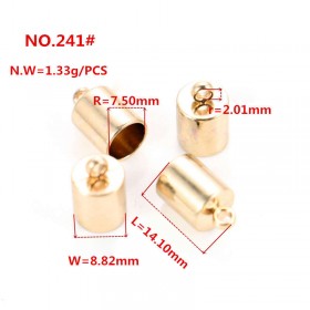 Gold/Bronze/White/Platinum/Matte black/Rose Gold/Glossy black-Alloy End Stopper