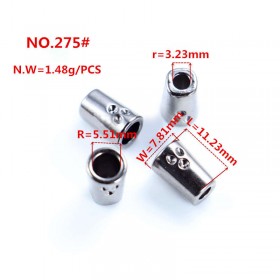 Platinum/Gold/White/Matte black/Rose Gold/Bronze/Glossy black-Alloy End Stopper Platinum/Gold/White/Matte black/Rose Gold/Bronze/Glossy black-Alloy End Stopper